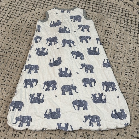 Burts Bees Elephant Print Organic Beekeeper™ Wearable Baby Blanket Sleep Sack - Picture 4 of 4